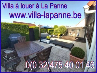 Villa à louer à La Panne - Belgique